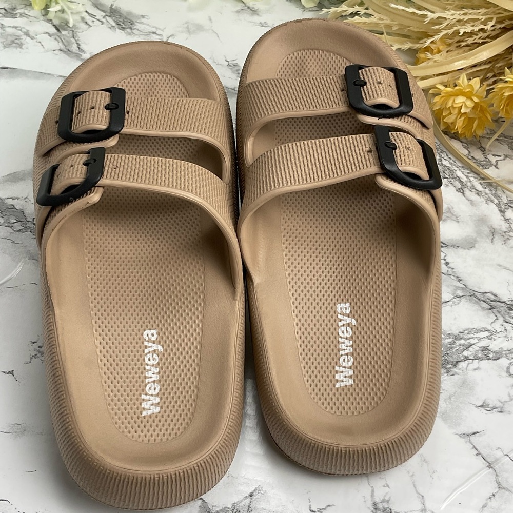 Weweya Women’s Sz 37/38 7.5/8 Tan Used Perfect Condition W/ One Wear Ready ToGo - Picture 4 of 4